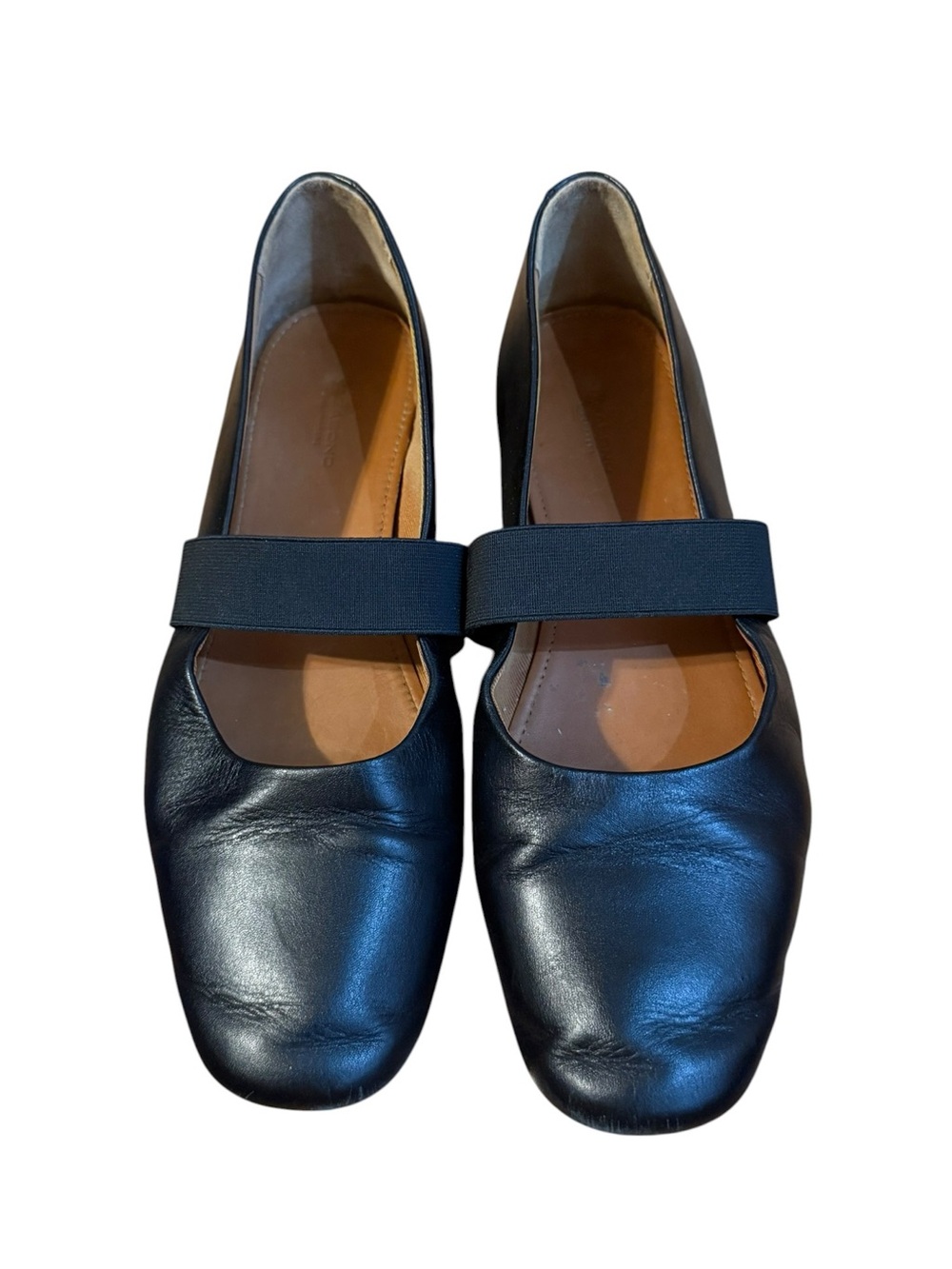 Vagabond Shoemakers Jolin Black Leather Mary Jane Flats Size 8